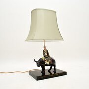 Vintage Oriental Ceramic Table Lamp
