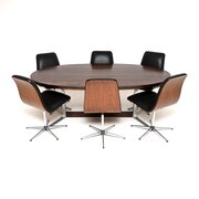 Vintage Rosewood Dining Table and Chairs
