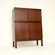 Vintage Scandinavian Rosewood Drinks Cabinet