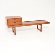 Vintage Scandinavian Teak Bench By Torbjorn Afdal