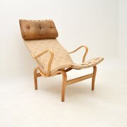 Vintage Swedish Armchair By Bruno Mathsson