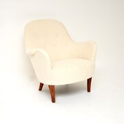 Vintage Swedish Cirkus Armchair By Carl Malmsten