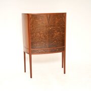 Vintage Swedish Walnut Drinks Cabinet