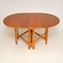 Vintage Teak Drop Leaf Dining Table