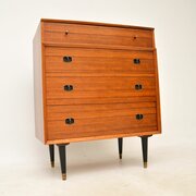 Vintage Walnut Chest Of Drawers