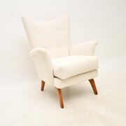 Vintage Wing Armchair By Howard Keith