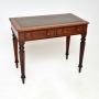 William IV Mahogany Leather Top Writing Desk