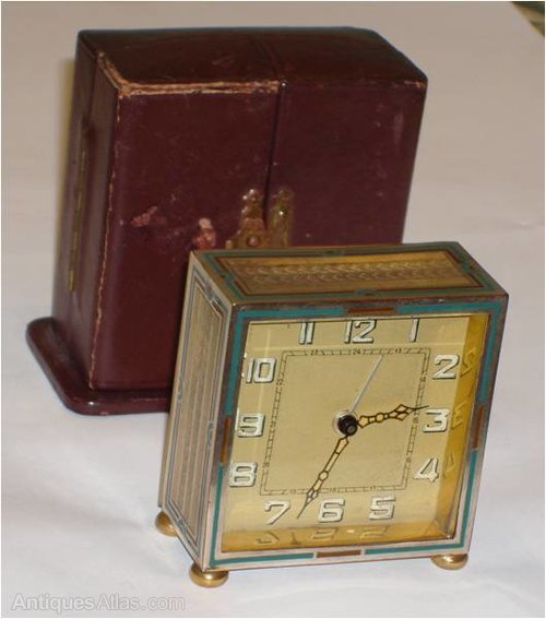 Antiques Atlas A Superb Art Deco Alarm Clock