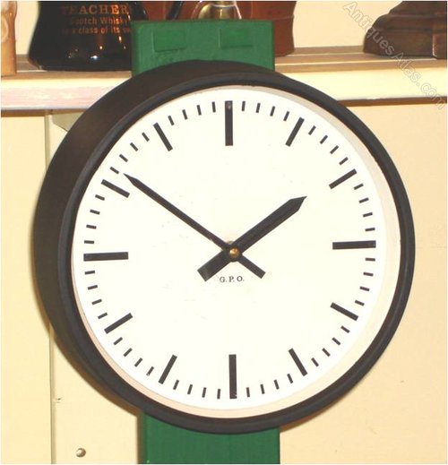 Antiques Atlas A Very Elegant GPO Wall Clock