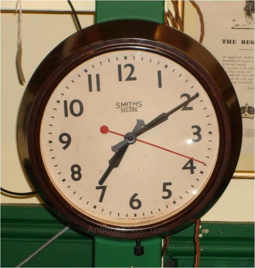 Antiques Atlas An Original Smiths Bakelite Wall Clock