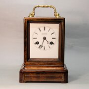 French, Bell Striking Mantel In Rosewood Case