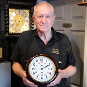 Railway 8" Dial, English Fusee Wall Clock