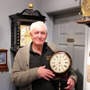 Small, Fusee, Drop-Dial Wall Clock With 8" Dial