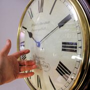 Very Large & Magnificent, Fusee Wall, Dial Clock