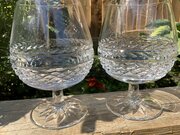 Pair Of Galway Crystal Brandy Balloons 5ins