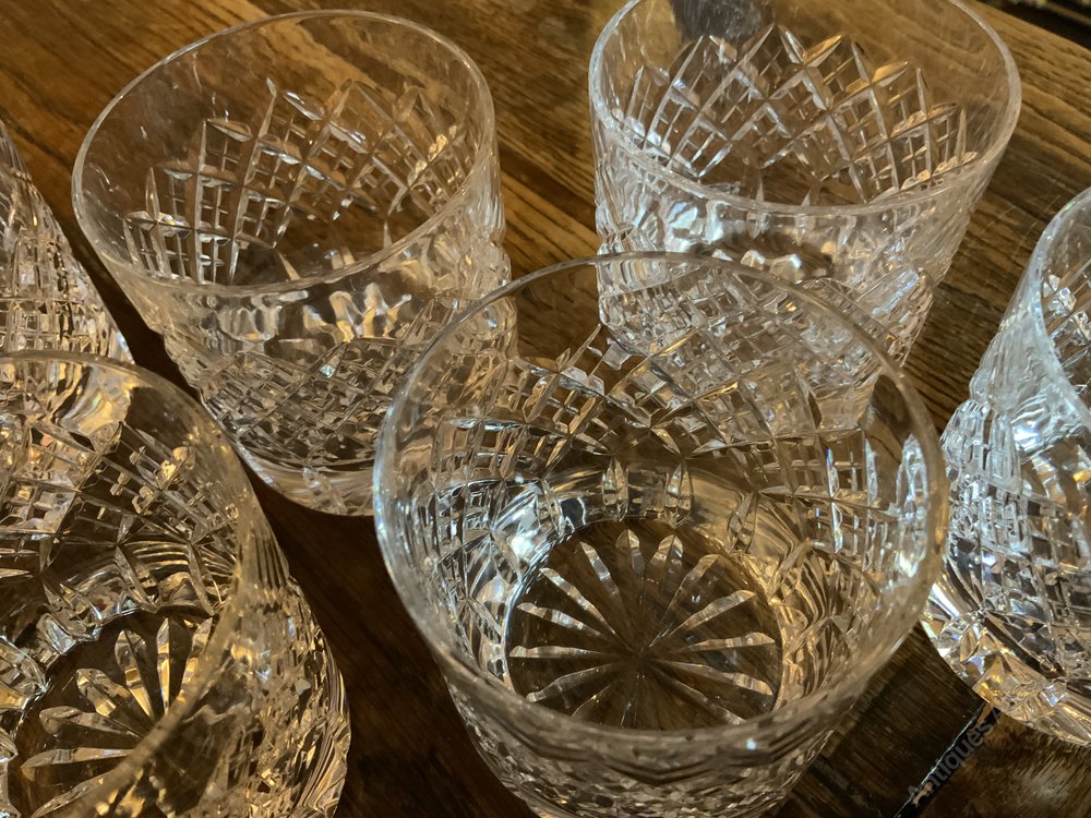 Antiques Atlas Set Of Six b Corbett Crystal Whiskey Neat Glasses