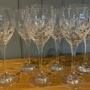 Set of Six Royal Doulton Crystal Wine Glasses