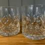 Pair of Royal Doulton Heavy Crystal Whiskey Glasses