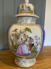 Augustus Rex Large Romantic Baluster Vase 35cms