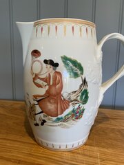 Mottahedeh Large Hunting Horn Pitcher / Jug 9.5ins