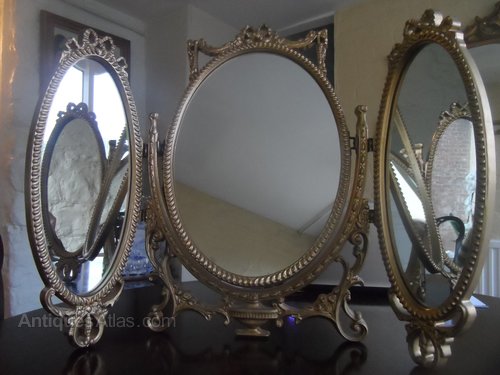 Antiques Atlas Ornatevintage Gilt Framed Dressing Table Mirror Antiques Atlas Ornatevintage Gilt, Ornate Vintage Dressing Table Mirror