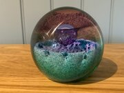 Caithness Glass Paperweight - Flower Of Scotland
