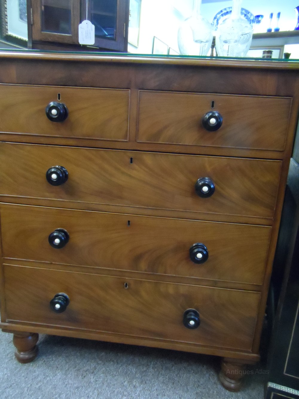 Victorian Mahogany Chest Of Drawers Antiques Atlas