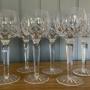 Set of Six Waterford Long Stemmed Hock Glasses