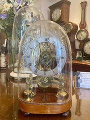 Small Single Fusee Small Skeleton Clock