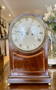 Twin Fusee Georgian Bracket Clock