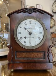 Twin Fusee Bracket Clock. Chas Garrett London