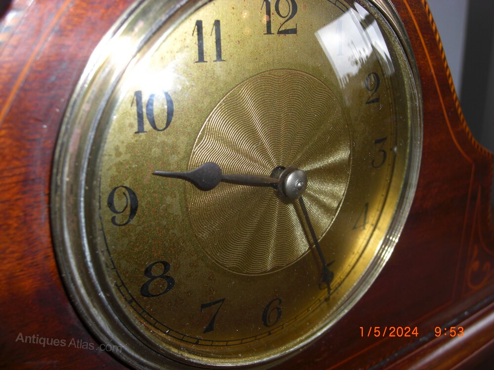 Antiques Atlas - Edwardian Mantle Clock as092a204 / napoleon hat clock