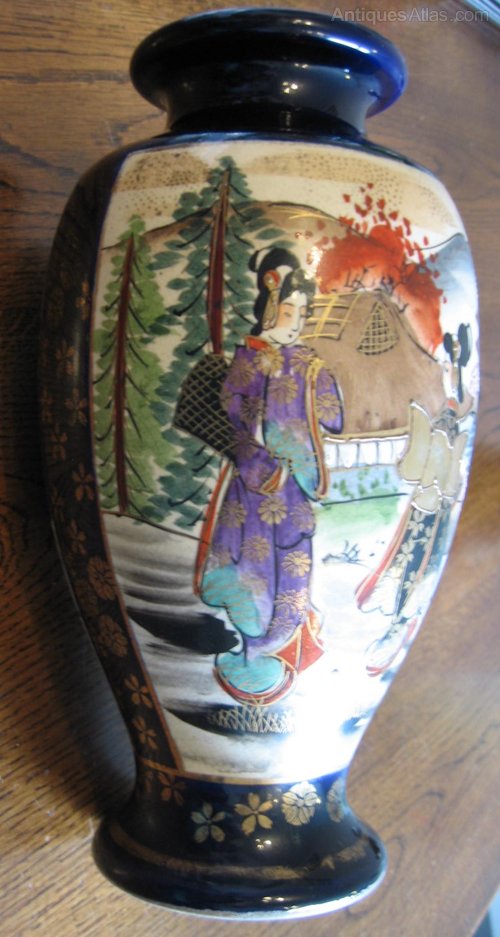 Antiques Atlas Pair Satsuma Vases