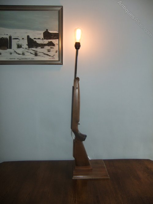 Antiques Atlas RIFLE LAMP