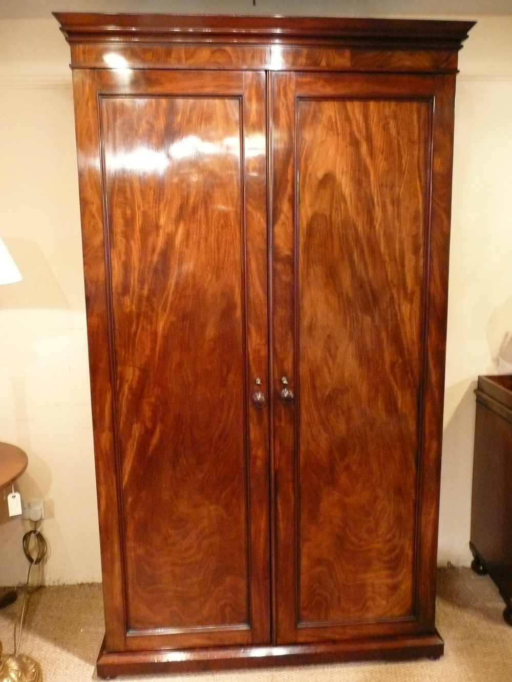 MAHOGANY WARDROBE C 1830 Antiques Atlas