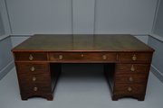 19th Century Mahogany Partners Desk
