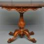 Early Victorian Rosewood And Walnut Tea Side Table