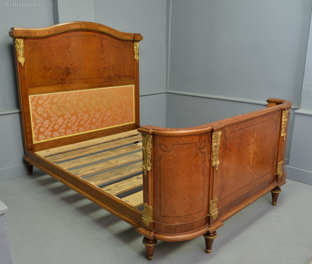 French Empire Style Walnut KingSize Bed Antiques Atlas