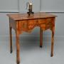 George II Style Walnut Lowboy Side Table