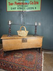 18th CElm  Planked  Sword Chest