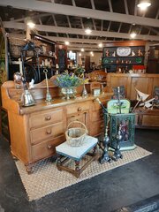  Large Scale English  19th C. Dresser Base.