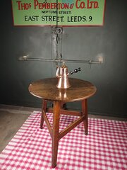 Charming 19th Century Oak And Pine Cricket Table.