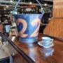 Decorated Swing Handled Pail. 