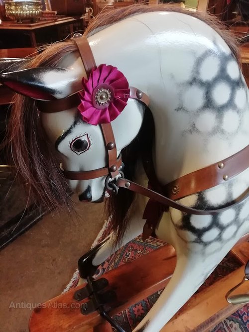 Pretty Rocking Horse Antiques Atlas - Pretty 20th Century Rocking Horse.