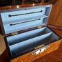 Edwardian  Fitted Sationary box Antique walnut