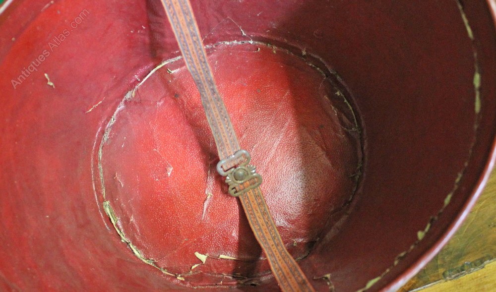 Antiques Atlas 19thC Leather Hat Box