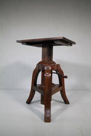 19th Century Antique Mahogany Magic Lantern Stand.