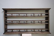 Antique Chestnut Wall Rack/Shelving.