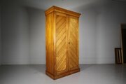 Antique Howard  Sons Ash Double Wardrobe