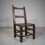 Early 19th C Antique Irish Sugan Fireside Chair